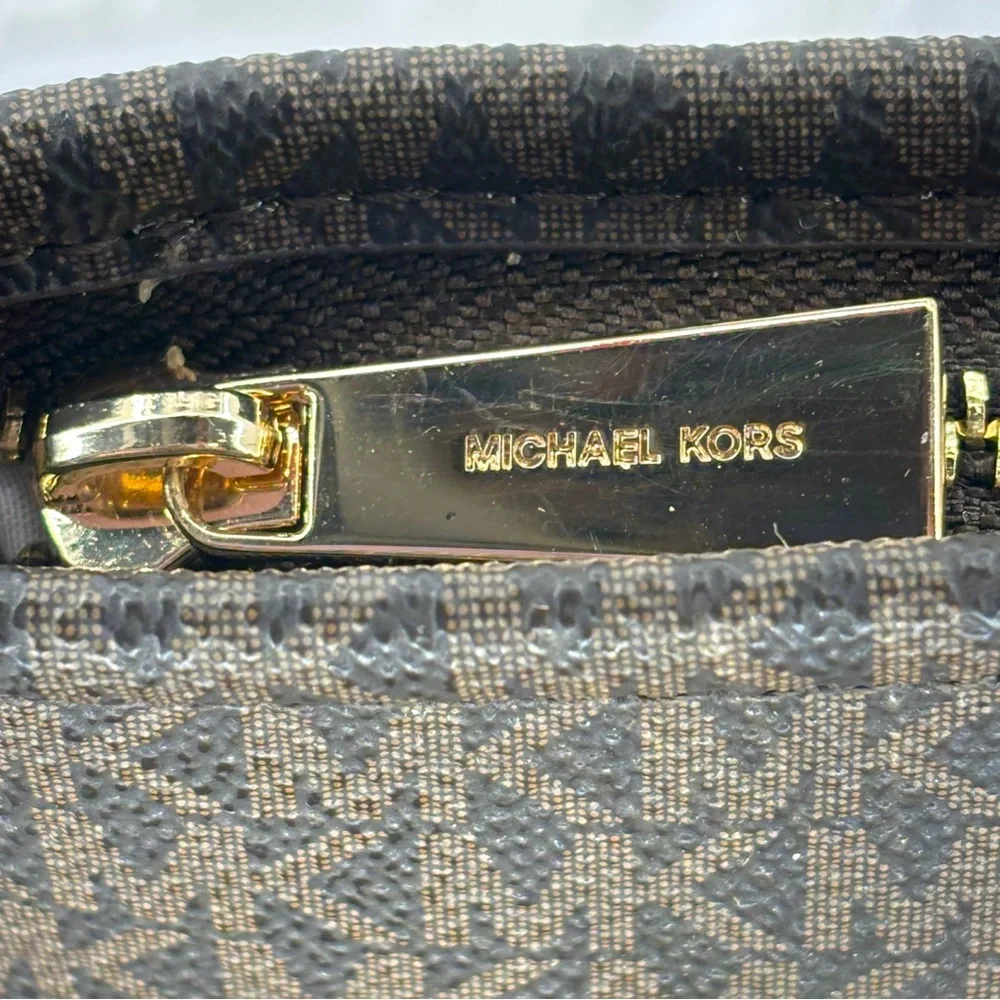 Michael Kors Chocolate Brown Logo Belt Bag Fanny Pack Brand New With Tags Womens